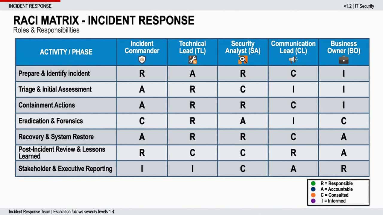 RACI Matrix in Cybersecurity: How to Assign Security Roles the Right Way
