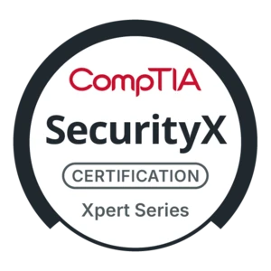 CompTIA SecurityX certification logo