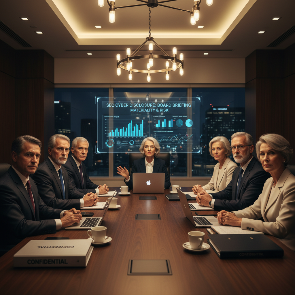 C-Suite Briefings: Translating SEC Cyber Disclosure Rules to the Board
