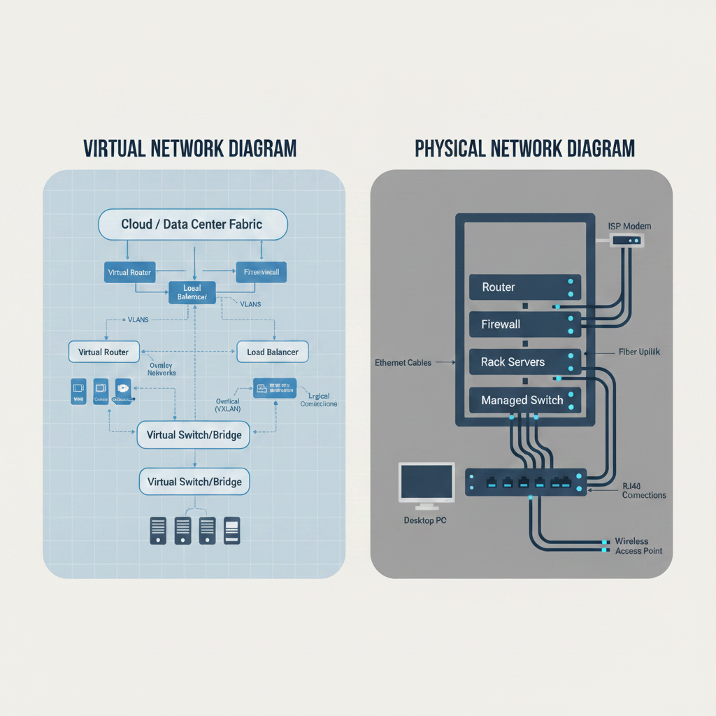 How to Pass CompTIA Network+ (N10-009): Logical vs Physical Diagrams