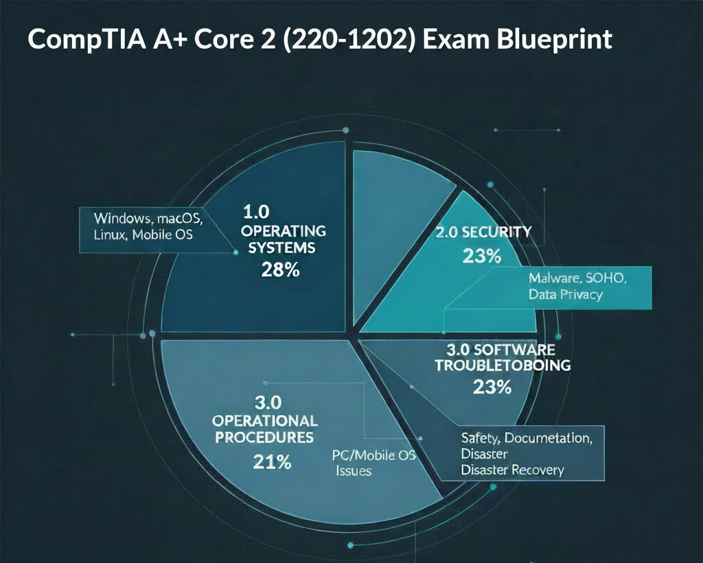 How to Pass CompTIA A+ Core 2 (220-1202)