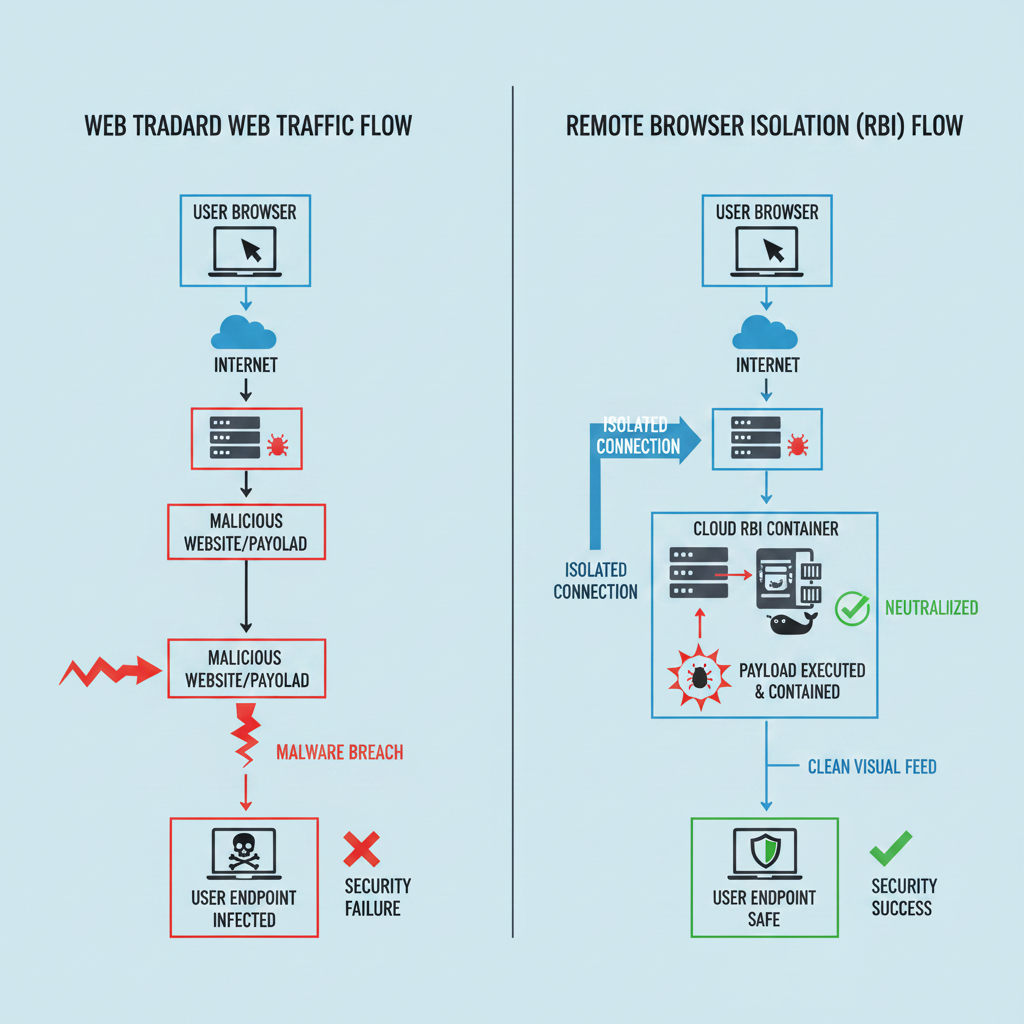 Traffic Flow Comparison Diagram